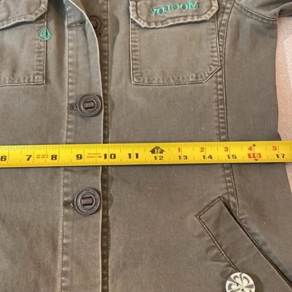 Volcom - Fitted Army style jacket. Size m - Picture 11 of 13